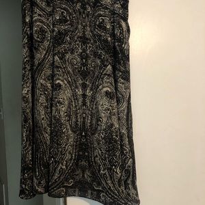 Detailed patterned skirt
